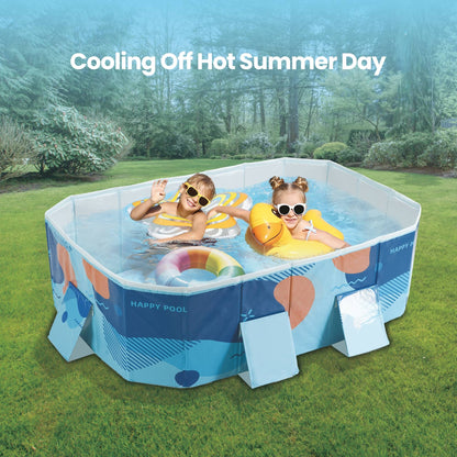 Foldable Ball Pit for Toddlers, 73'' Ocean Ball Pool, Play Pit Gift for Kids for Indoor Outdoor, Blue