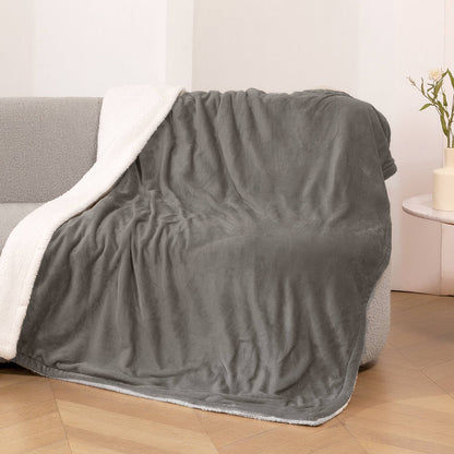 Entil Heated Throw Blanket with 4H Timers, 6 Level Heating, Super Soft Flannel, Ideal Gift
