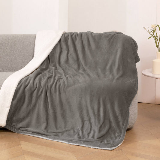 Entil Heated Throw Blanket with 4H Timers, 6 Level Heating, Super Soft Flannel, Ideal Gift