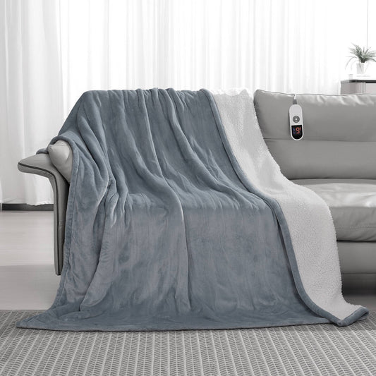 Entil 72"x84" Electric Blanket with 6 Heating Levels & 10H Auto-off