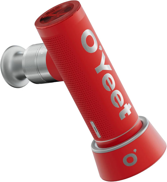 Mini Massage Gun , Portable Handheld Deep Tissue Massager, Light & Palm-Size &Quiet, Red