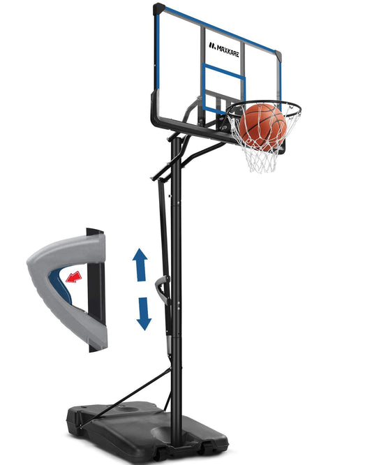 48inch Portable Basketball Hoop Basketball Goal 7ft5in-10ft