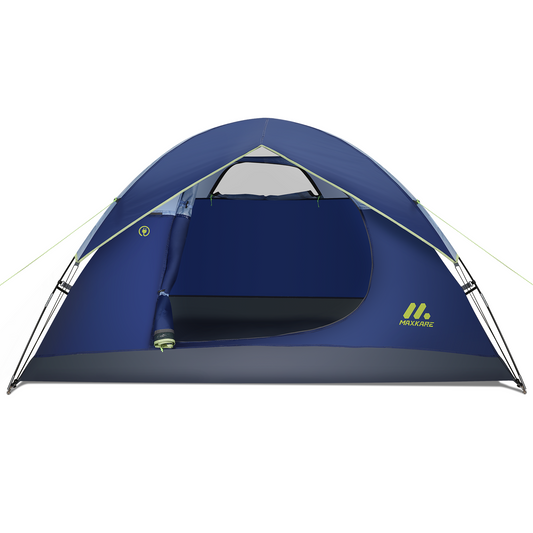 4-Person Dome Camping Tent Carrying Bag for Camping & Hiking & Traveling Outdoor, Blue