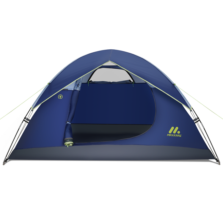 4-Person Dome Camping Tent Carrying Bag for Camping & Hiking & Traveling Outdoor, Blue